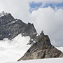 Jungfraujoch mit Sphinx-Observatorium, August 2016 © Wolfgang Herath