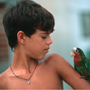 Kuba, Isla Juventud, Junge und sein Papagei © Wolfgang Herath